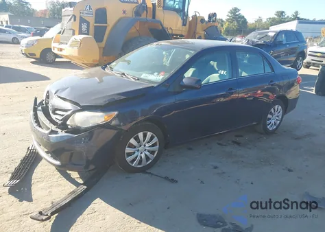 2013 Toyota Corolla Le z USA, uszkodzony, nr VIN 2T1BU4EE0DC018938